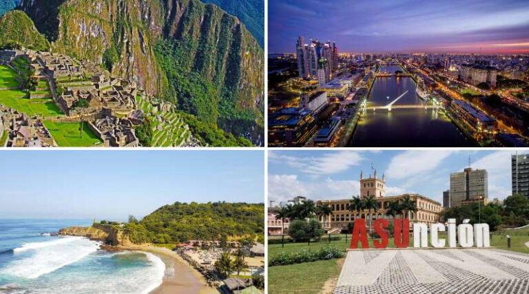 4 destinos para viajar barato na América do Sul